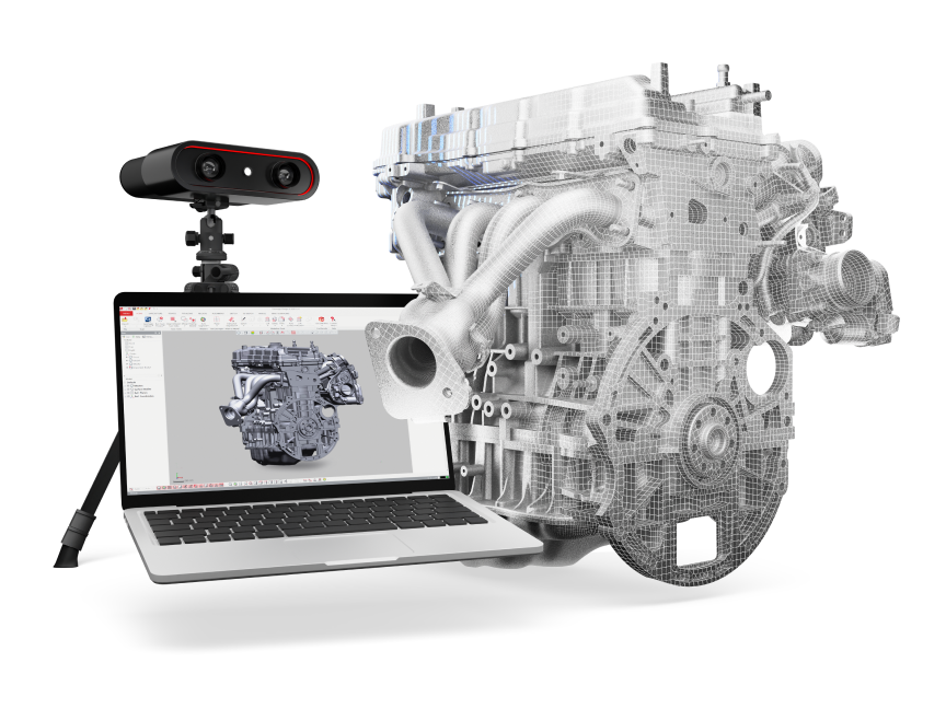 逆向工程軟件 Geomagic Design X 利用逆向工程軟件(結(jié)合了基于歷史的 CAD 與 3D 掃描數(shù)據(jù)處理)對(duì)實(shí)物部件進(jìn)行逆向工程,將其轉(zhuǎn)化為數(shù)字參數(shù) CAD 模型,以實(shí)現(xiàn)最優(yōu)結(jié)果!