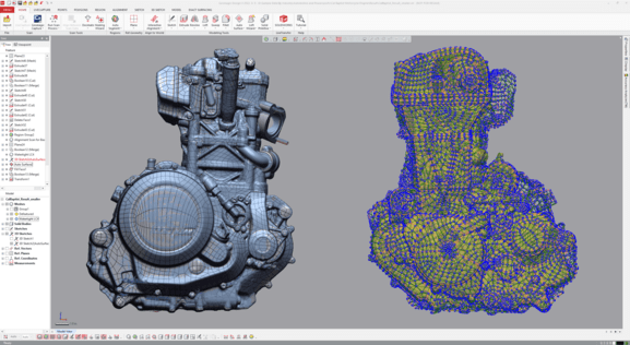 Geomagic Design X ʲô κ򹤳ܛGeomagic® Design X™ ܉ 3D и (zhn)_Ҹɿ؄(chung) CAD ģͣʹ܉ĬF(xin)Юa(chn)ƷЄ(chung)µ̘I(y)r(ji)ֵ  ̎͒蔵(sh)(j)(sh)f(wn)(g)c(din)ٶȄ^(gu)汊򹤳ܛ 錍(sh)wƬ(chung)(f)sĻ 3D ģ ֱB CAD h(hun)(chung)Ԝ(zhn)_ʾђ茦(du)ԭļ ل(chung)(sh)wc CAD Є(chung)(li) O(sh)Ӌ(j)vʷӛ䛵 3D (sh)ģֱӂݔ?sh)κγ?CAD ܛ